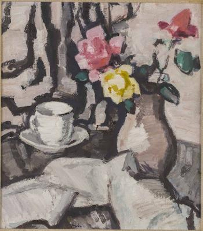 Still life with Roses by Samuel John Peploe