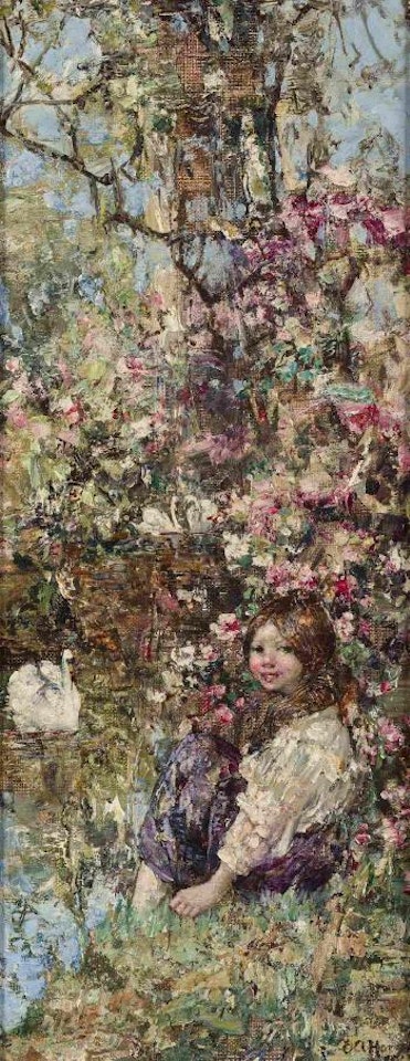 A quiet nook by Edward Atkinson Hornel