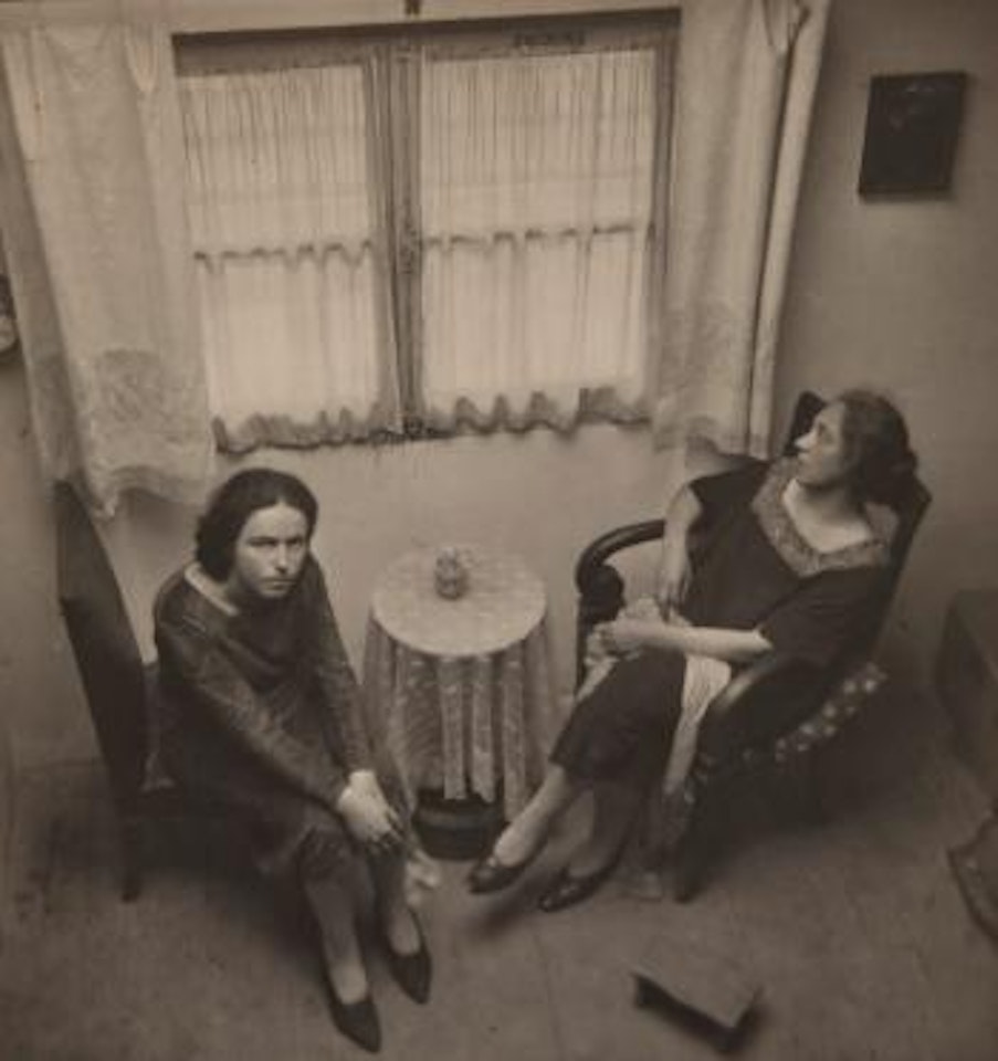 Eva and Ilka Révai, Paris by André Kertész