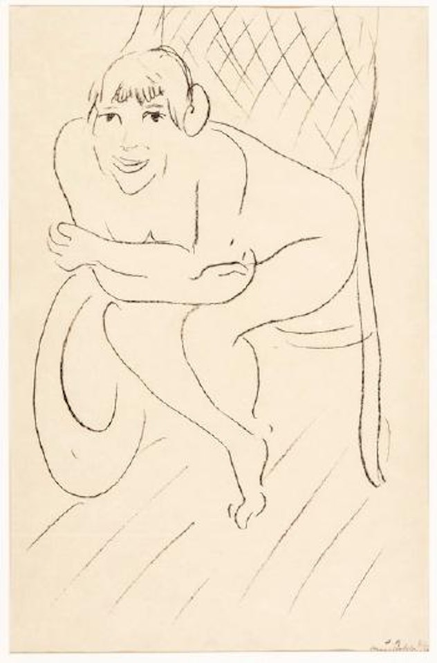 Nu au rocking chair by Henri Matisse