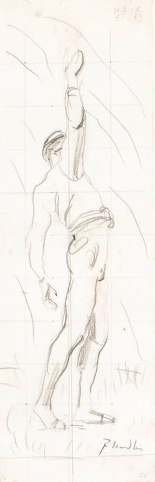 Studie zu Einmütigkeit by Ferdinand Hodler