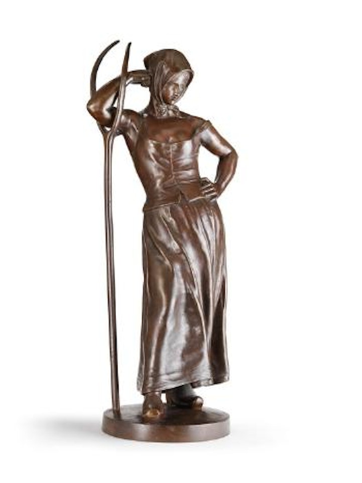 Paysanne à la fourche by Alfred Boucher