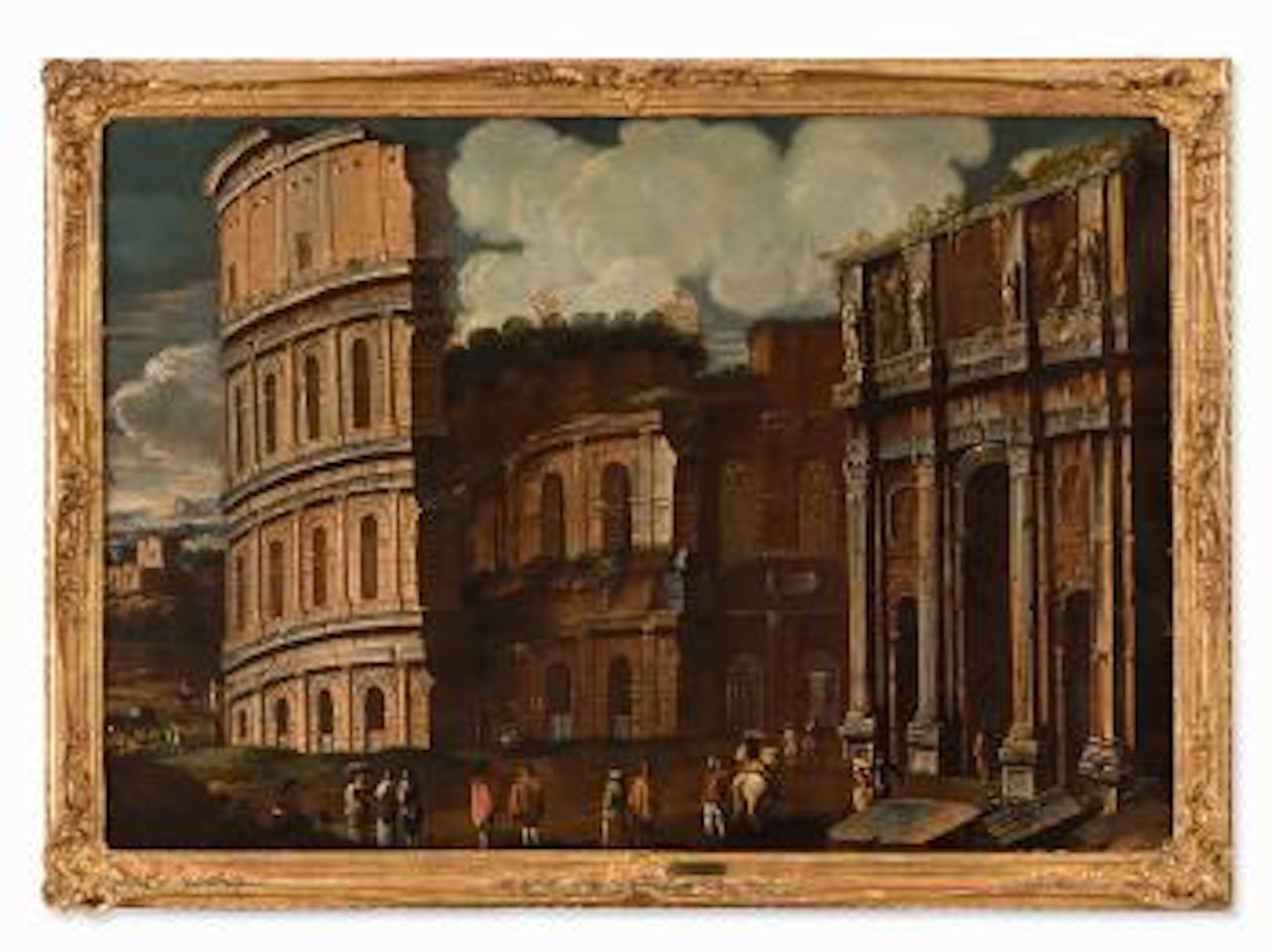 Capriccio with the Colosseum by Viviano Codazzi by Italian School