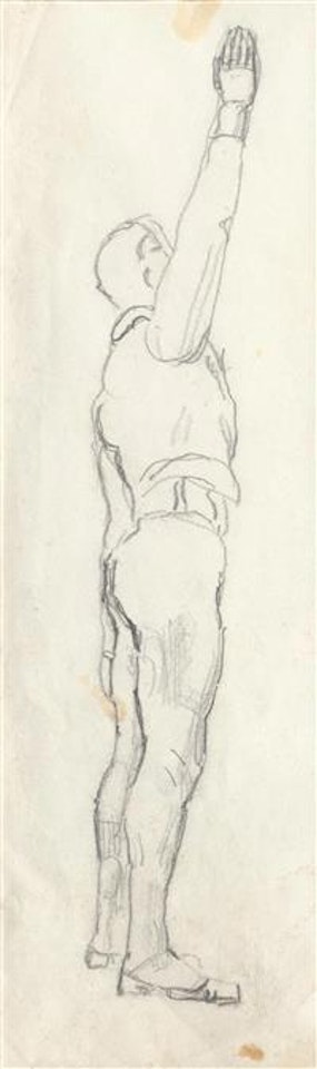 Study: Swearing The Oath by Ferdinand Hodler