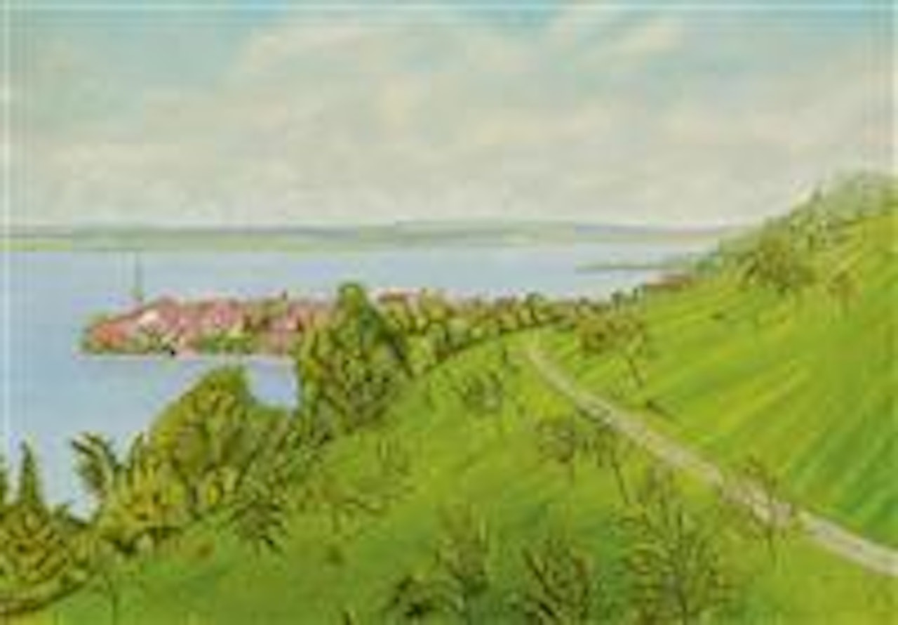 View Of Berlingen by Adolf Dietrich