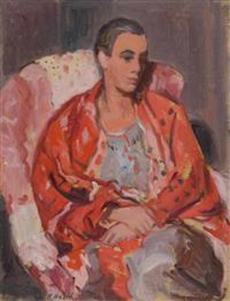 Woman In a Fauteuil by Paul Basilius Barth