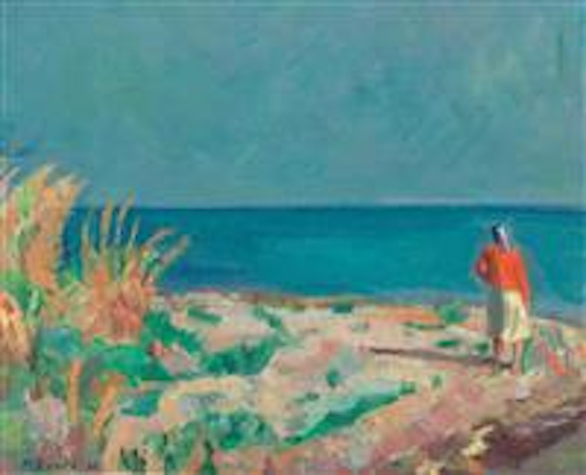 Figure By Lake Constance by Paul Basilius Barth