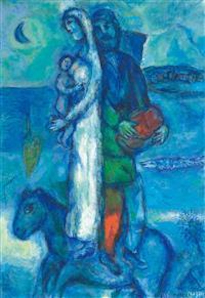 La Famille Du Pêcheur by Marc Chagall