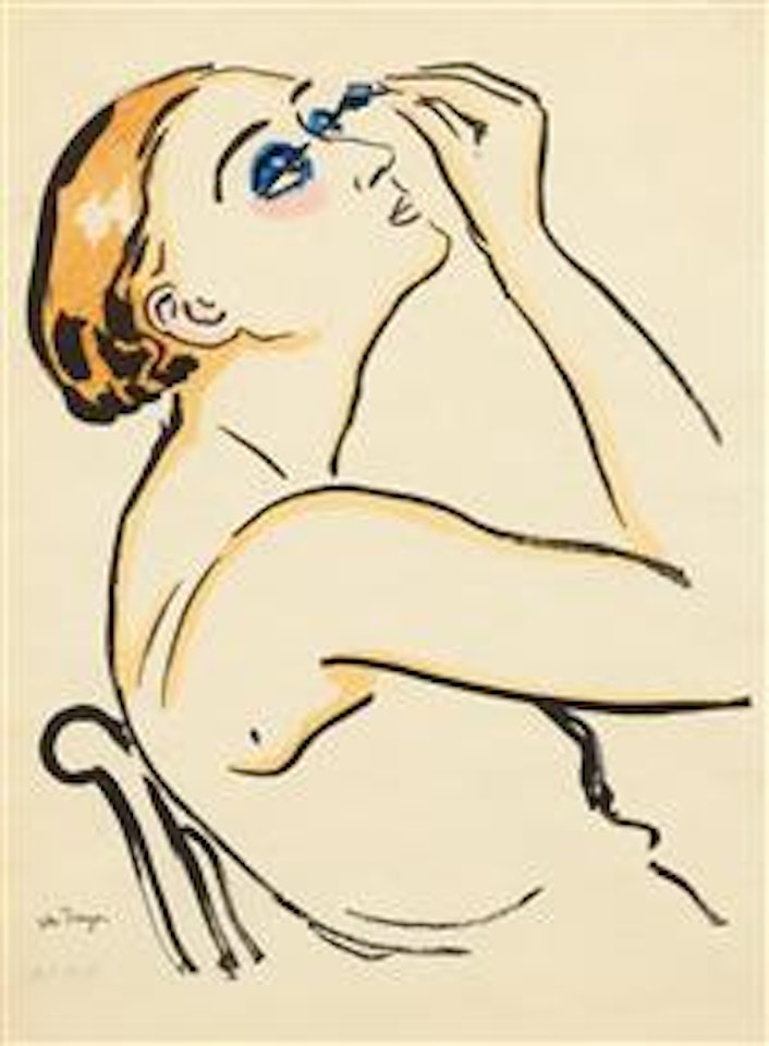 Rimmel (Femme Se Maquillant) by Kees van Dongen