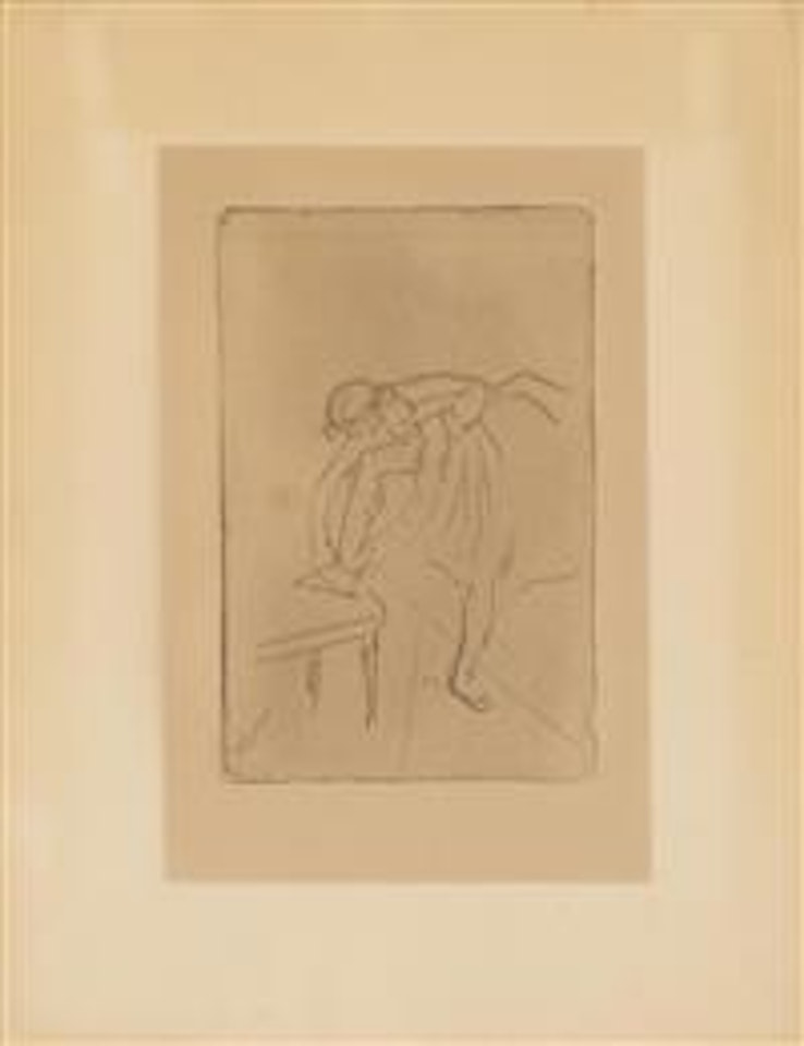 Danseuse Mettant Son Chausson by Edgar Degas