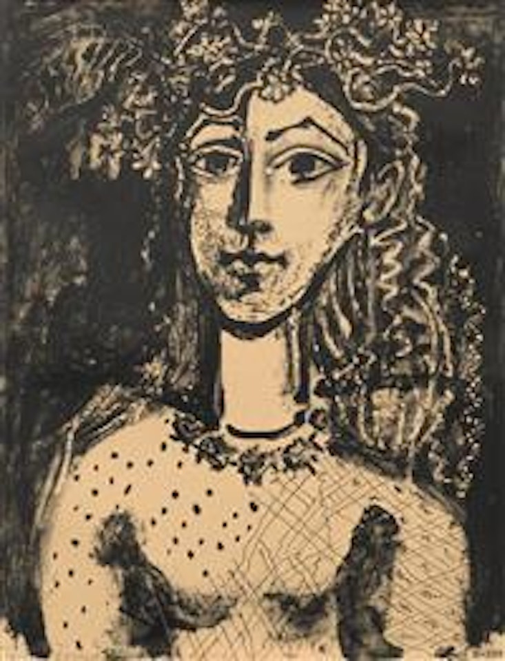 Jeune Fille Inspirée Par Cranach by Pablo Picasso