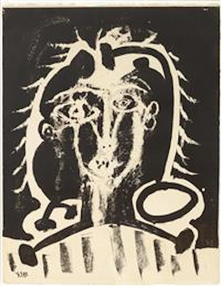 Figure Avec Rayons by Pablo Picasso