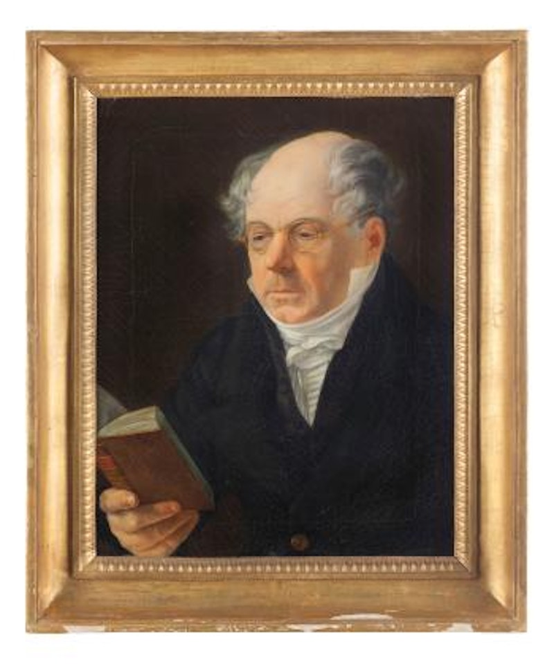 Ritratto di uomo che legge by Carl Spitzweg