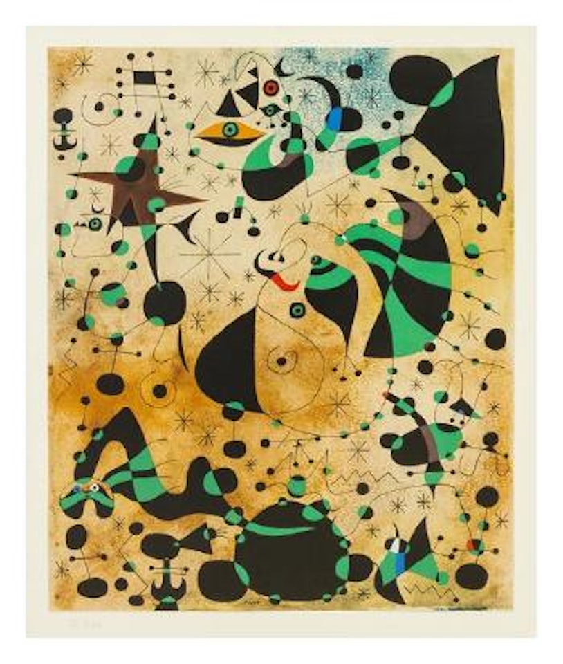 Le passage de L'oiseau divin by Joan Miró