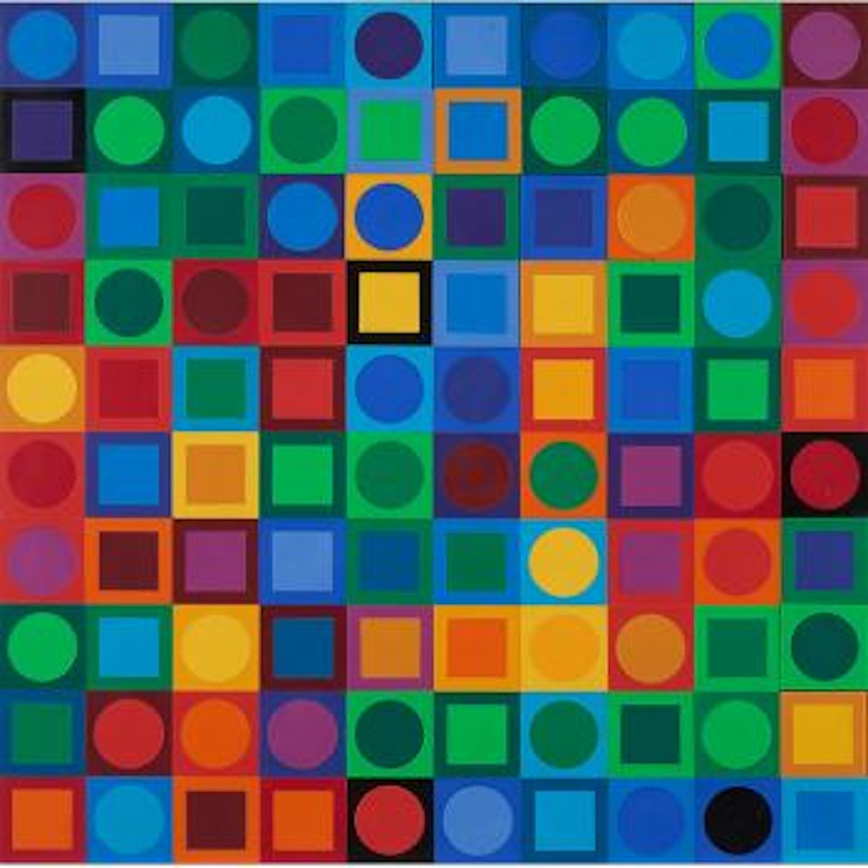 Planetary folklore participations N. 1 by Victor Vasarely
