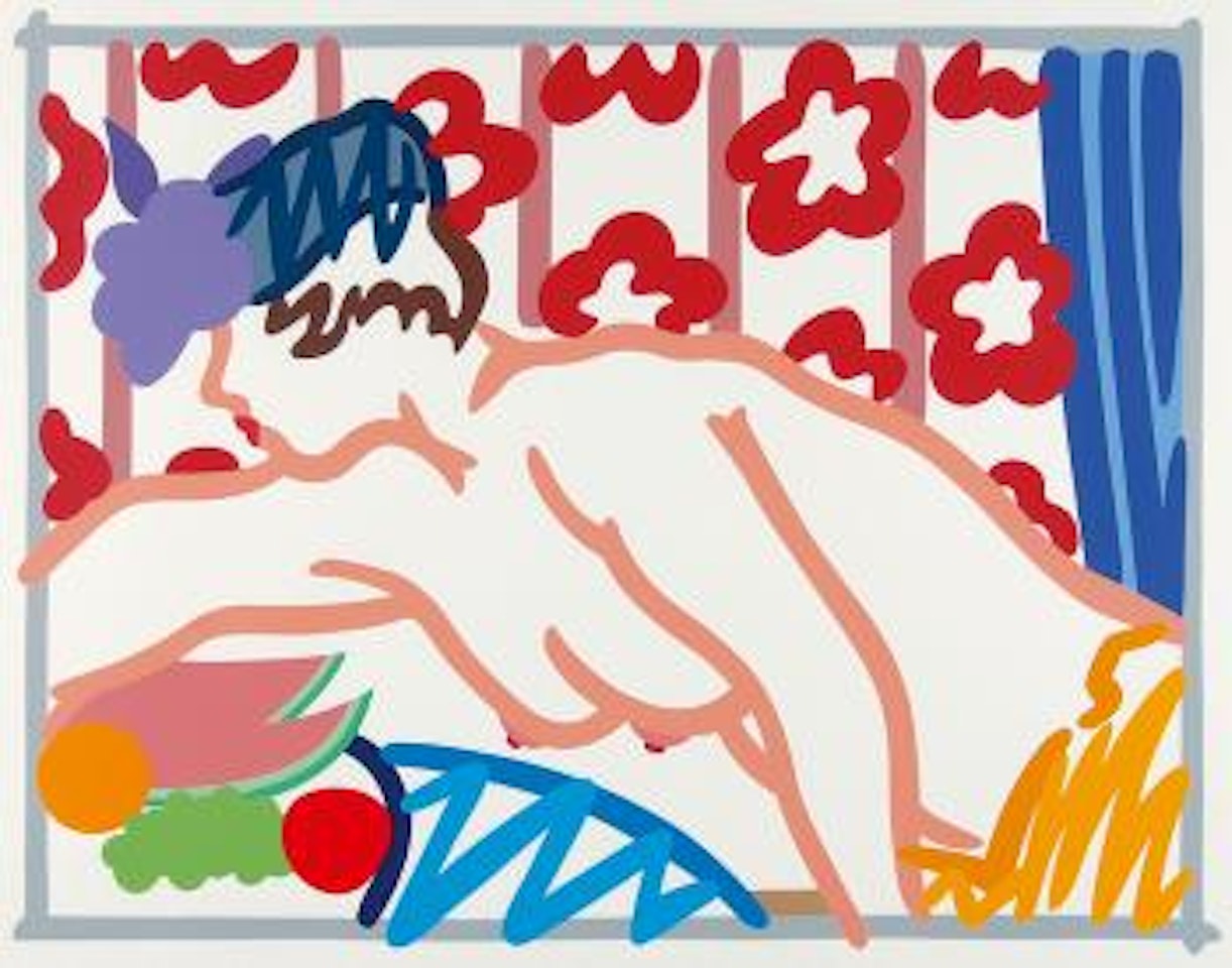 Judy Reaching Over the Table by Tom Wesselmann