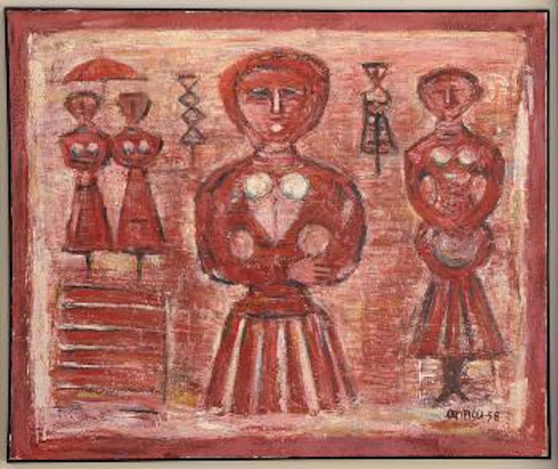Pomeriggio d'estate by Massimo Campigli