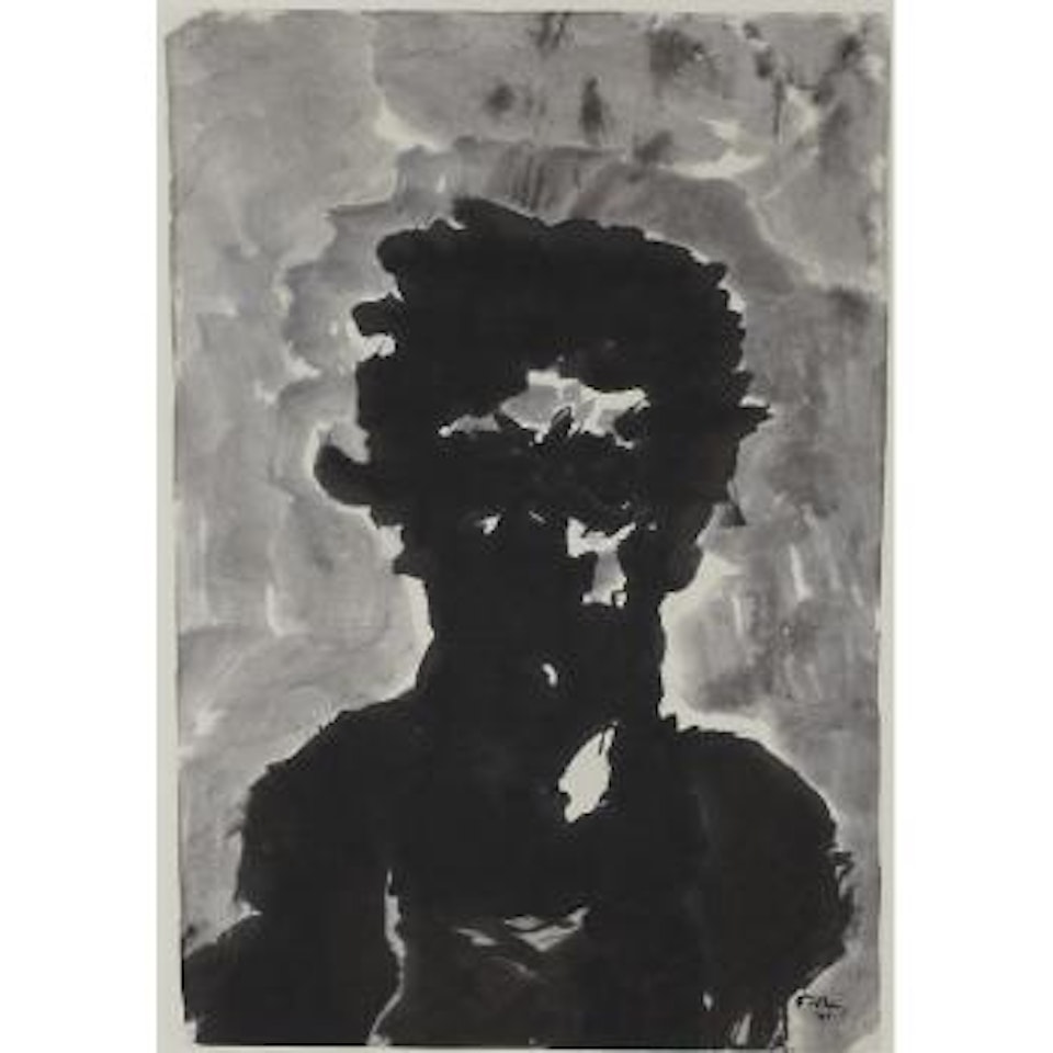 Head of a Man by Mark Tobey