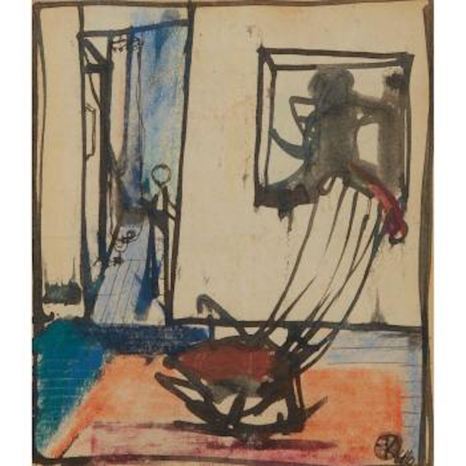 Untitled, Rocking Chair by Franz Kline
