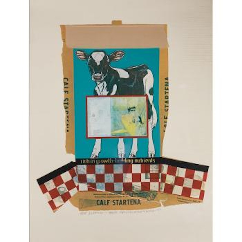 Calf Chow by Robert Rauschenberg