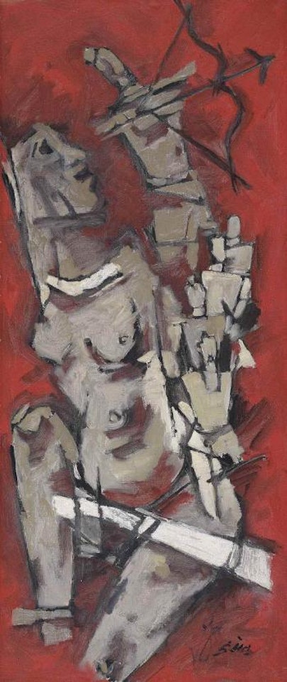 Draupadi (Mahabharata) by M.F. Husain