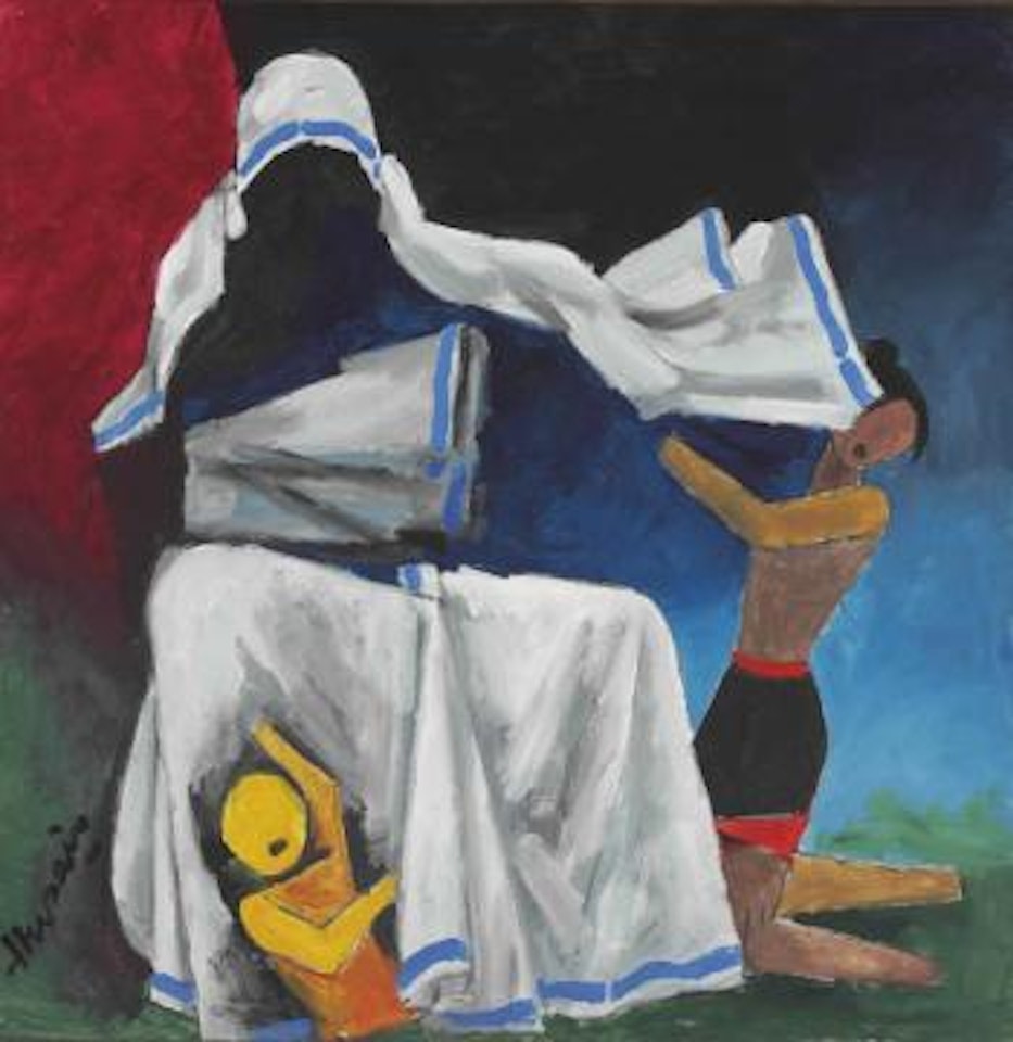 Untitled (Mother Teresa) by M.F. Husain