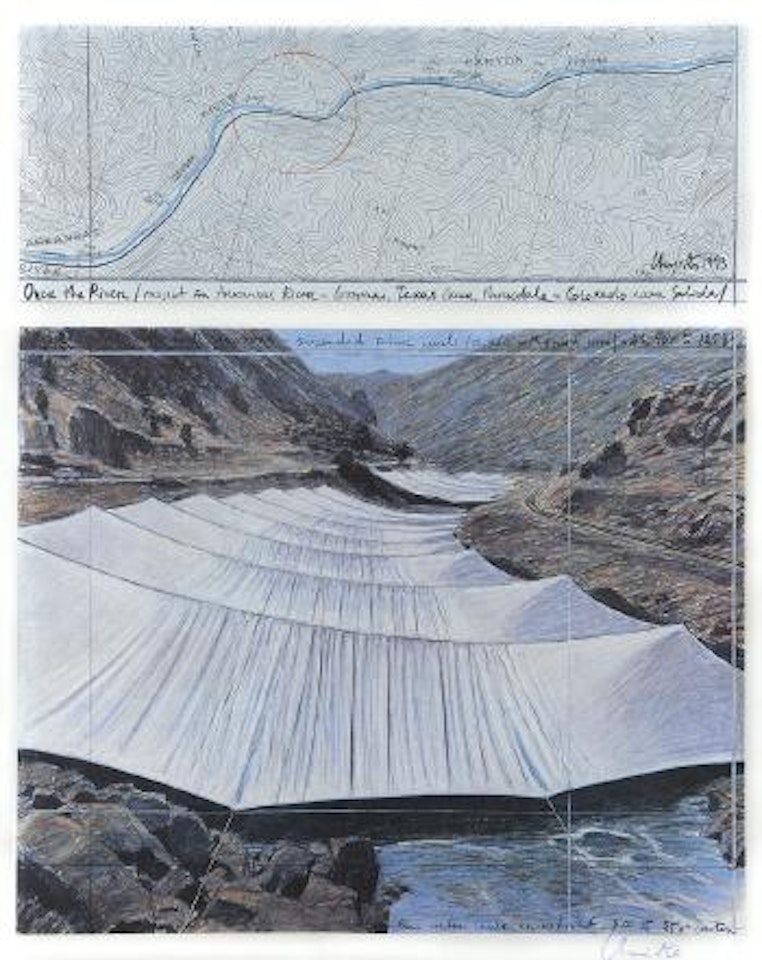 Over the river, project for the Arkansas River, Colorado by Christo