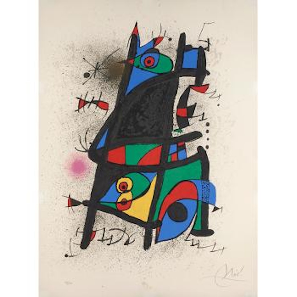 La gestation des couleurs by Joan Miró