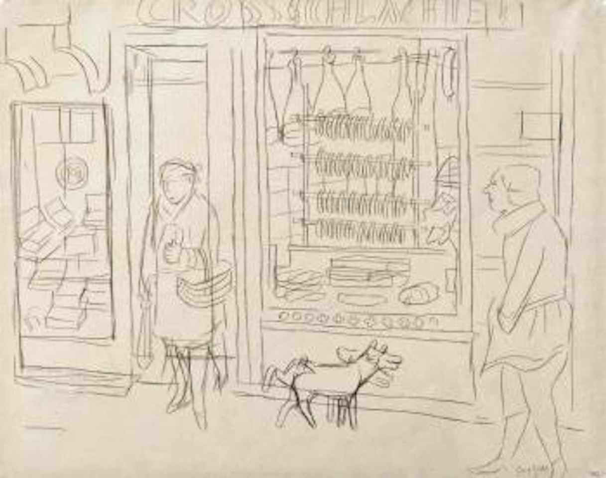 Pissender Hund by George Grosz