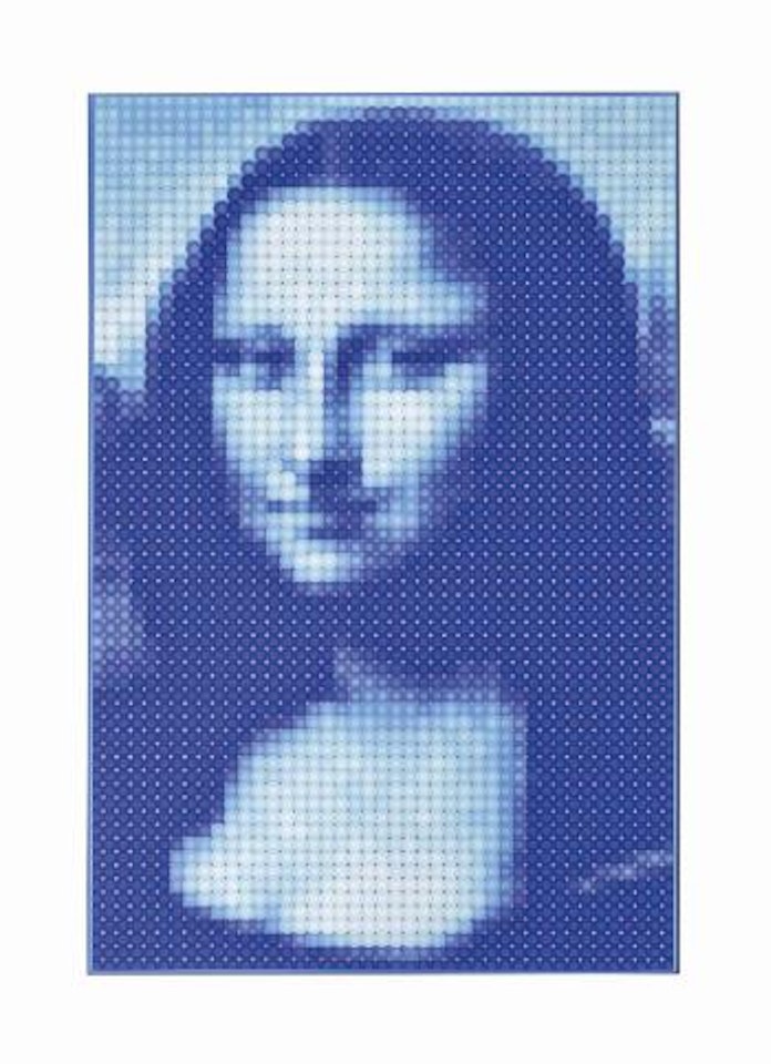 Mona Lisa Synthétisée by Jean-Pierre Yvaral