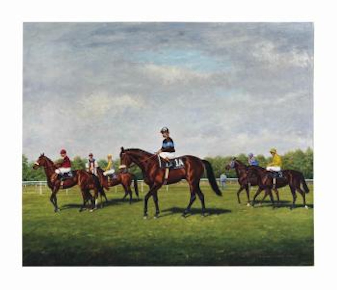 Approaching the Start, Arlington, Million by Richard Stone Reeves