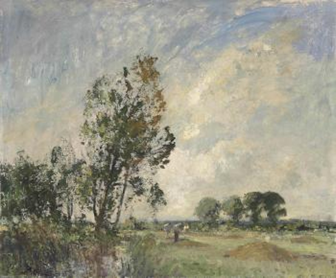 Marsh hay by Edward Seago