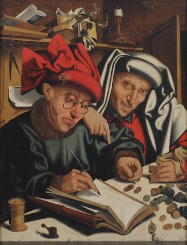 The Misers by Quinten Metsys