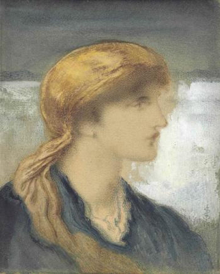 Profile of a young man by Simeon Solomon
