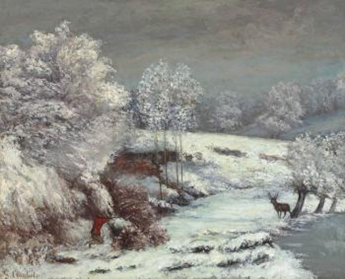 Le Chasseur à l’affût by Gustave Courbet