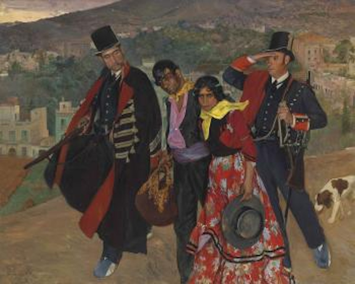 Mozos de escuadra by Carlos Vasquez y Obeda