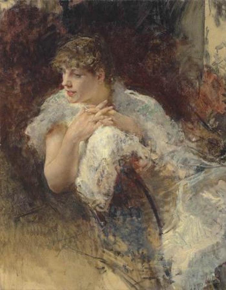 Signora Napoletana by Giuseppe de Nittis