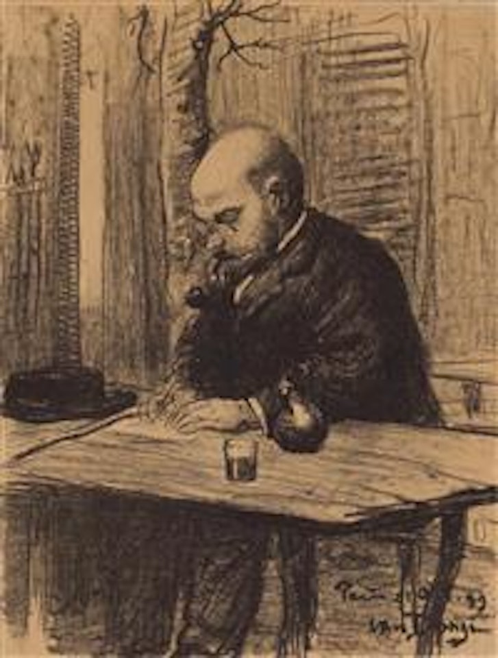 Portrait of The Journalist/Author M.j. Brusse by Kees van Dongen