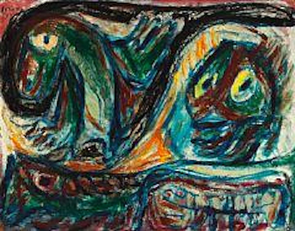 Damen fra Vrads (The Lady from Vrads) by Asger Jorn