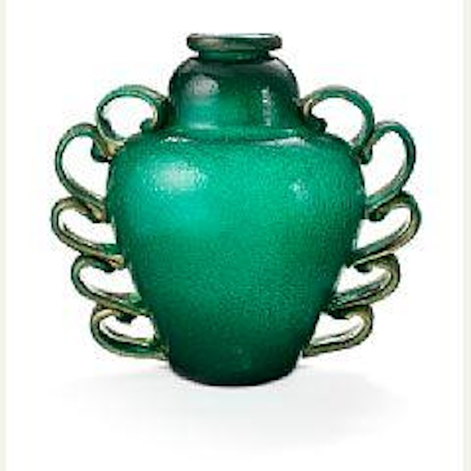 Important and rare Amphora vase by Napoleone Martinuzzi