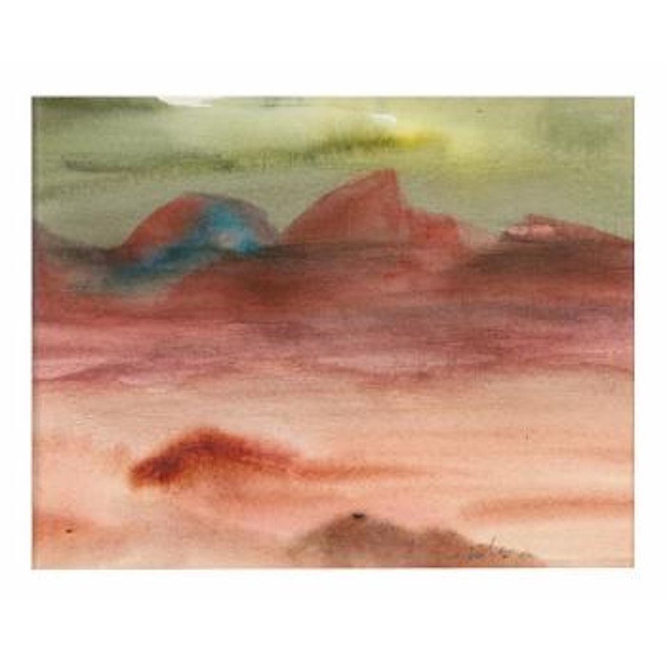 The Olgas, Central Australian landscape by Sidney Nolan
