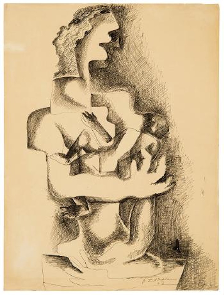 Mère et enfant by Ossip Zadkine
