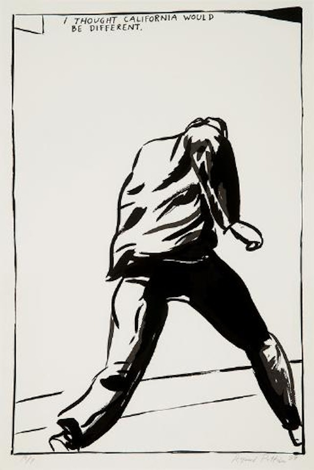 I Thought California would be Different by Raymond Pettibon