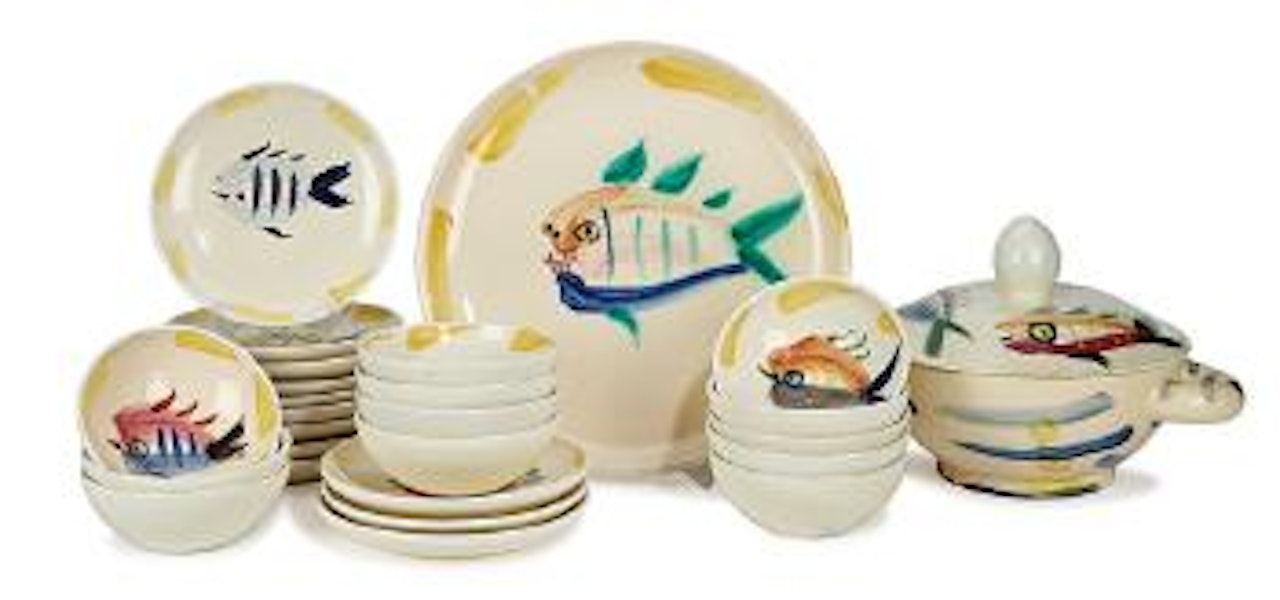 Fish Service (26) by Pablo Picasso