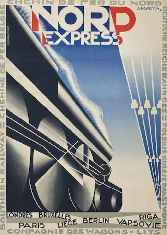 Nord Express by Cassandre (Adolphe Jean-Marie Mouron)