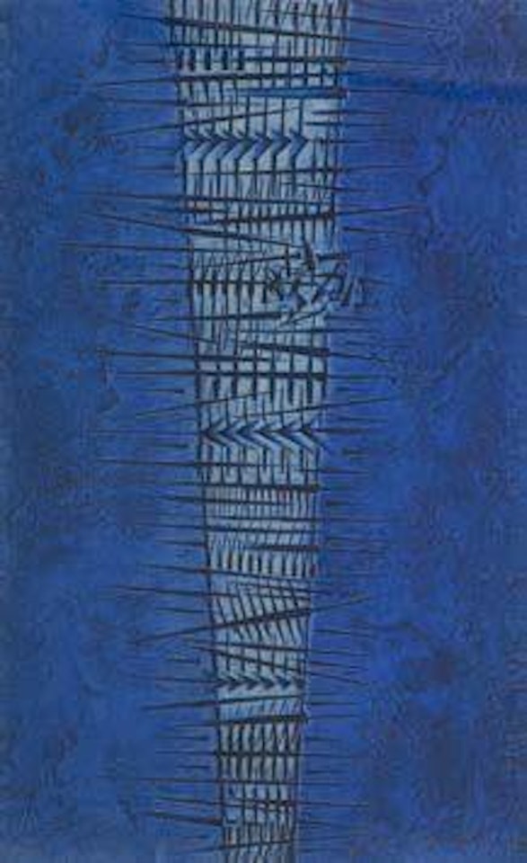 Colonna blu by Arnaldo Pomodoro