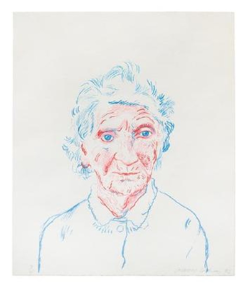 Portrait of Mother III by David Hockney