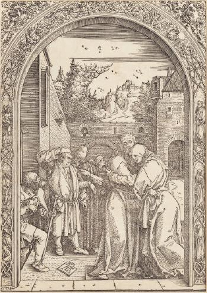Joachim and Anna at the Golden Gate by Albrecht Dürer