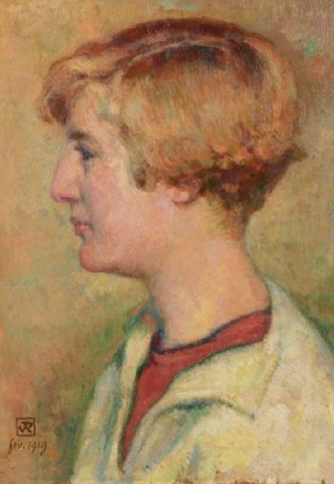 Portrait de Monique Schlumberger by Theo van Rysselberghe