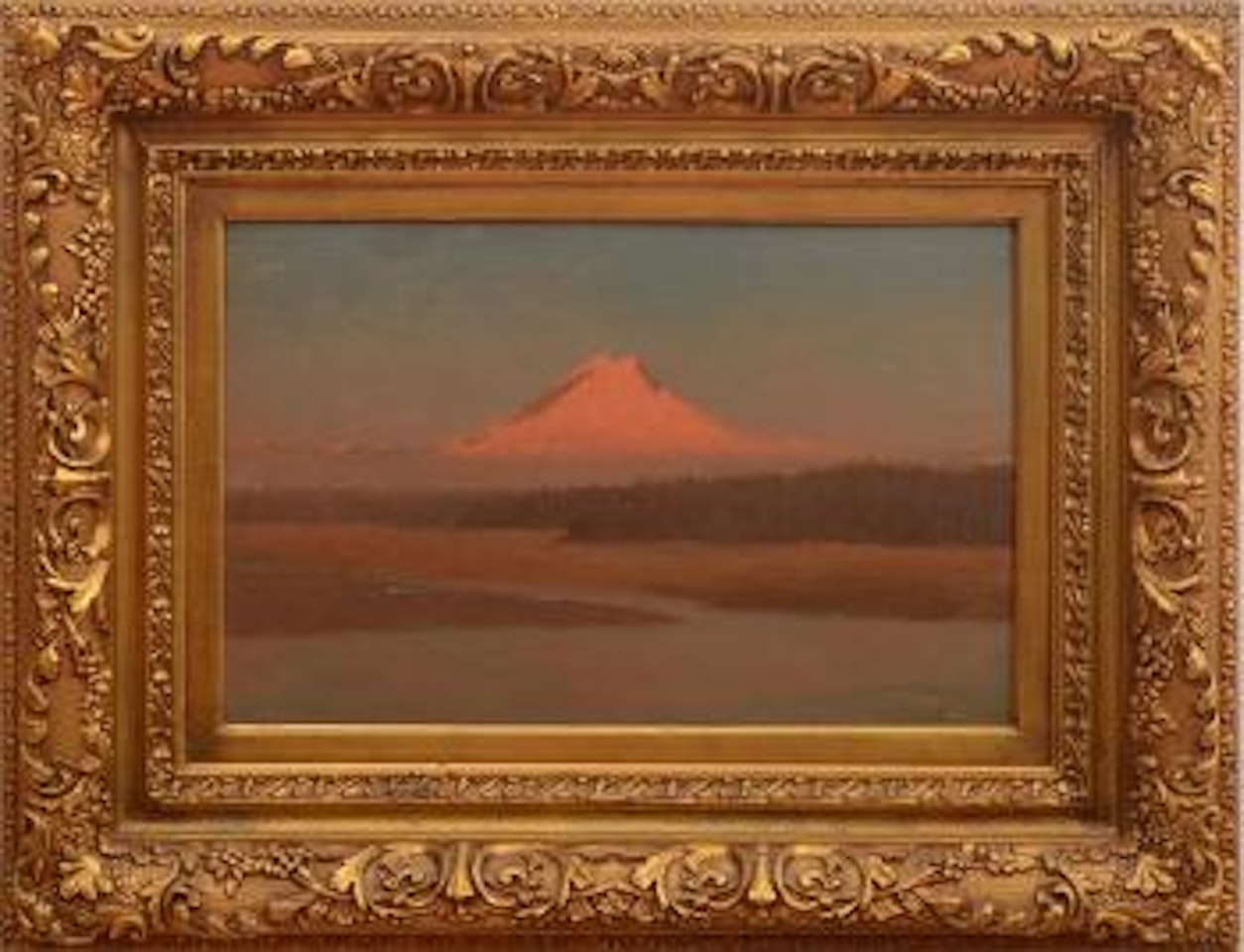 Sunset over water by William Bradford